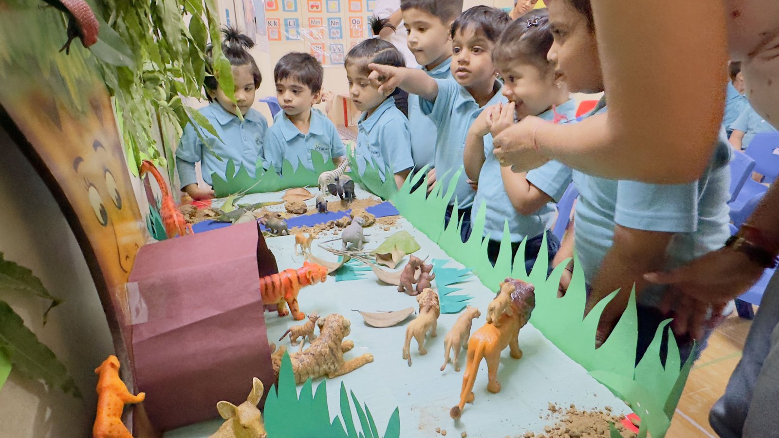 Nursery children learning through stories